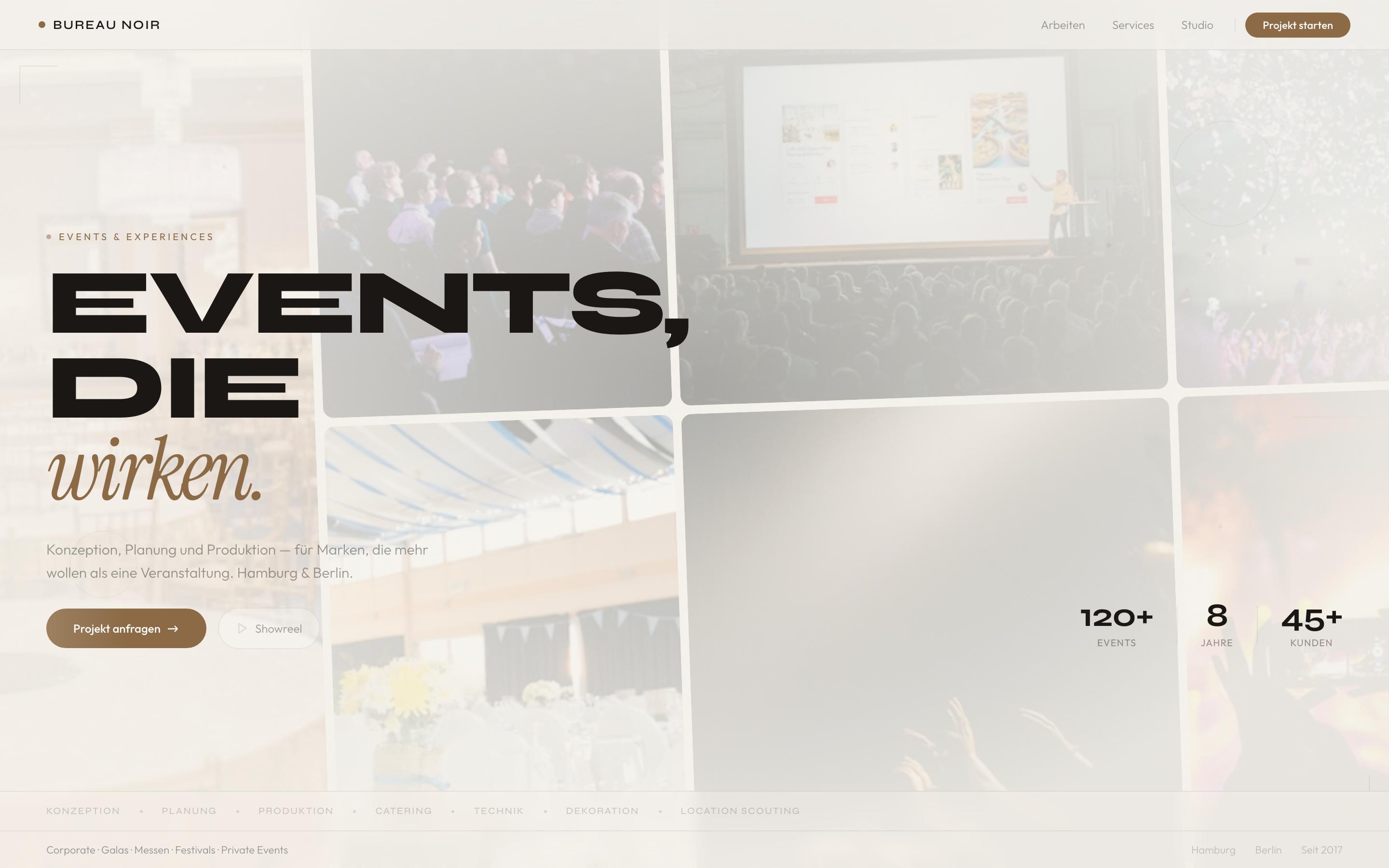 Bureau Noir — Event & Agentur