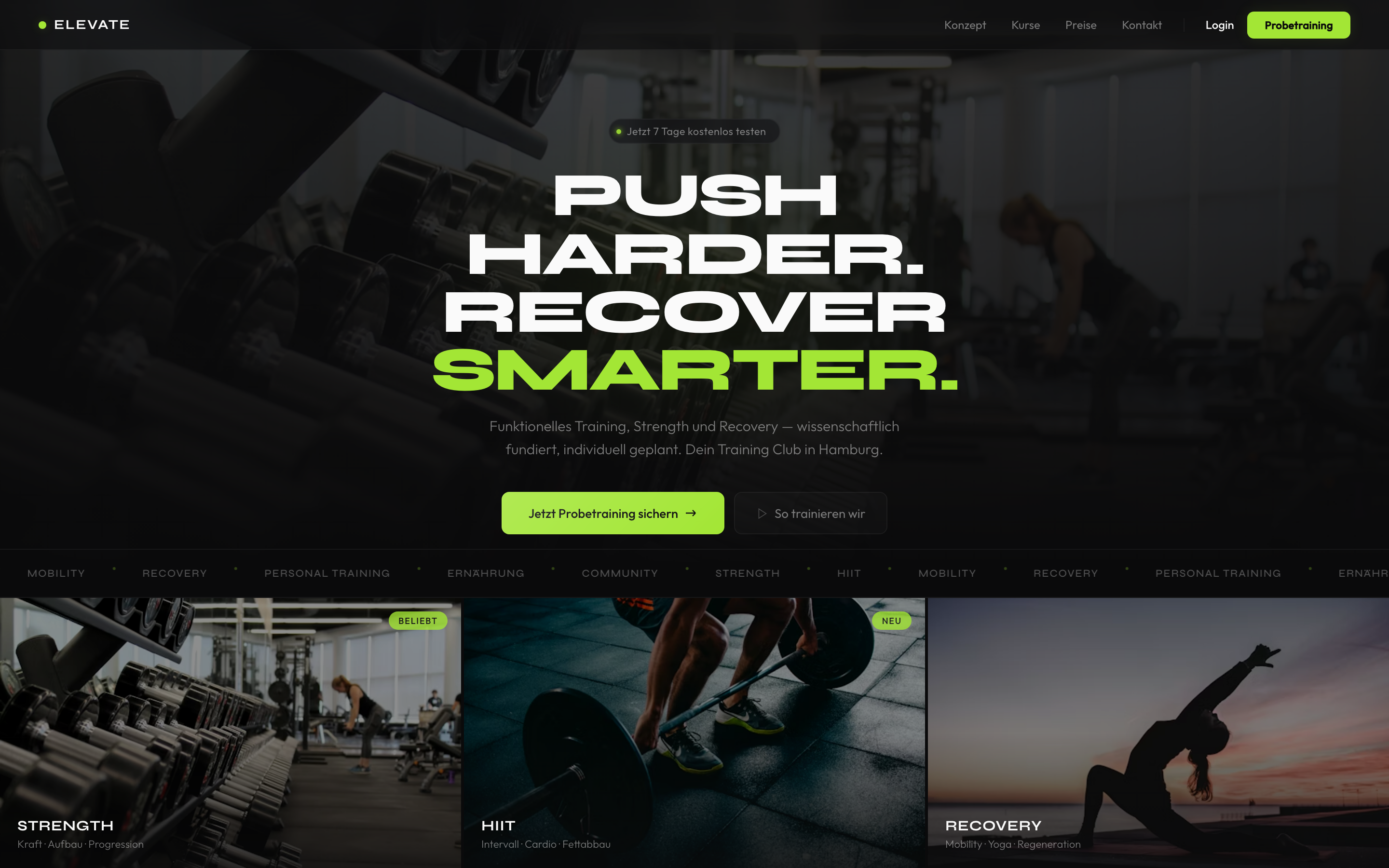 Elevate — Fitness & Training