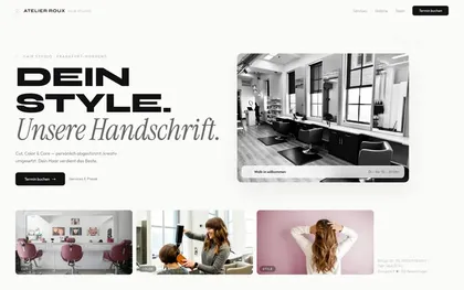 Konzeptentwurf: Atelier Roux — Hair Studio